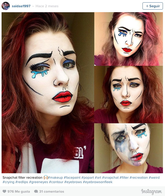 Artista del maquillaje terrorífico 