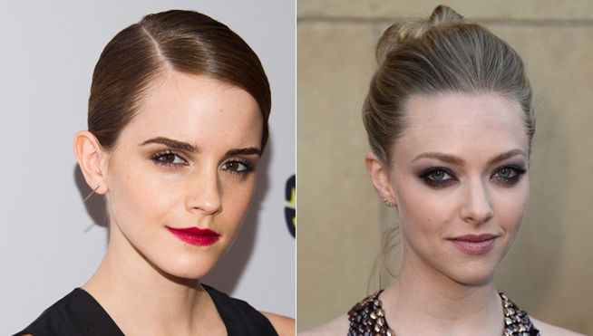 Famosas luciendo labios rojos 