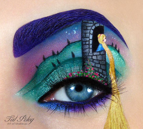 Maquillaje ojos fantasia Tal Peleg