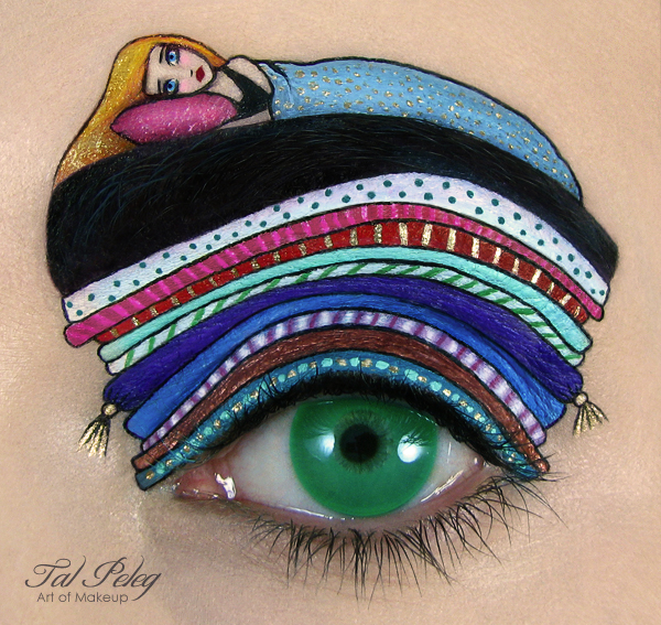 Maquillaje ojos fantasia Tal Peleg
