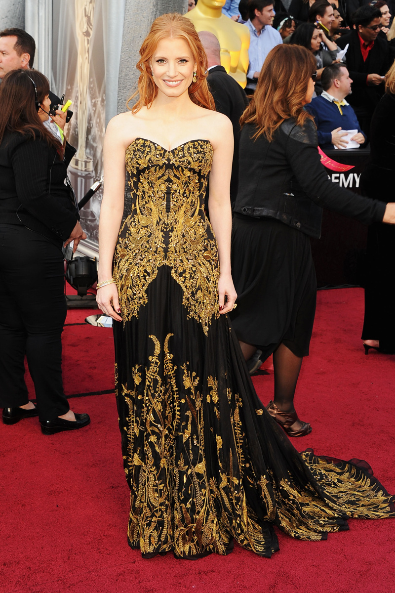 mejor vestidas, Premios Oscar 2012