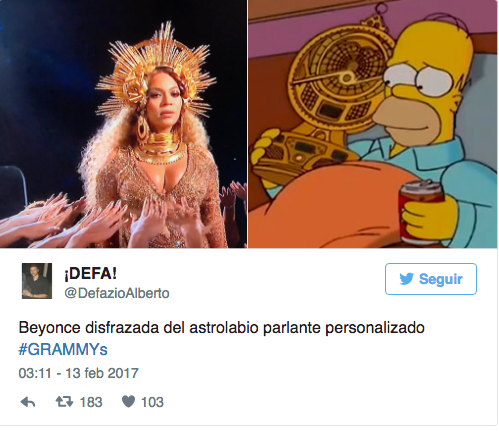 Memes Beyoncé en los Grammy
