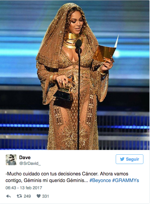 Memes Beyoncé en los Grammy