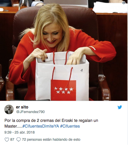 Chistes con el robo de Cifuentes