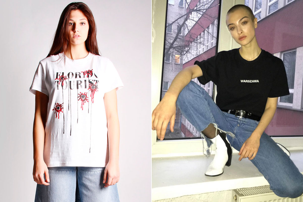 Tendencia camisetas de turista