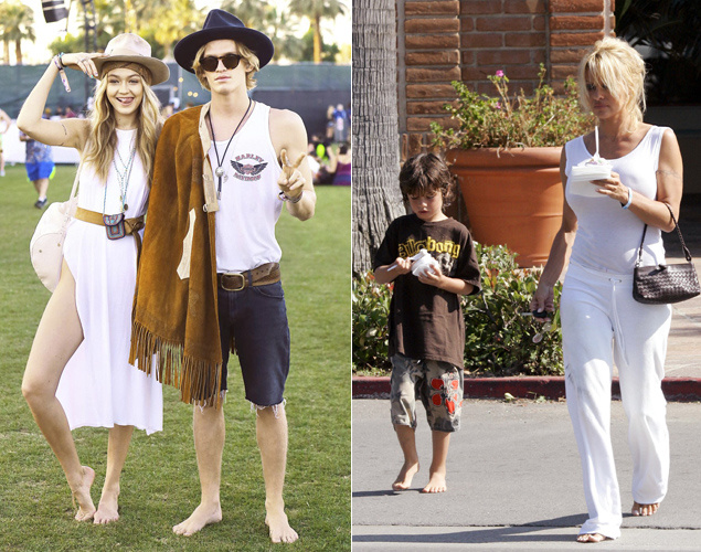 Moda famosos descalzos