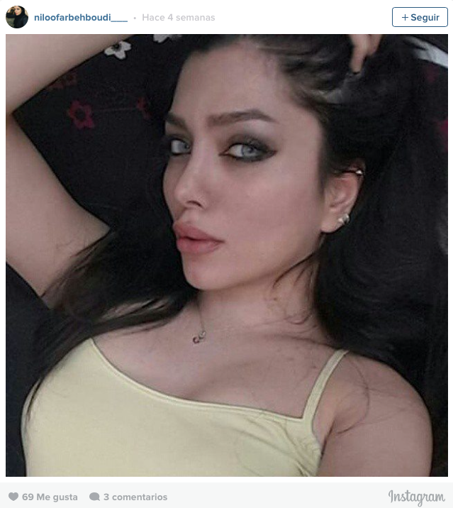 Modelos iraníes detenidas