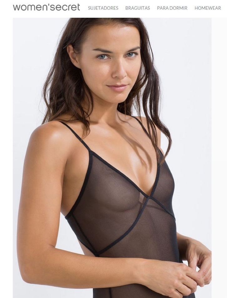 Las modelos de lencería ya no tienen pezones