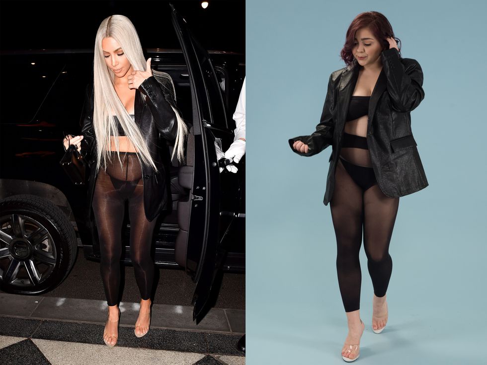 Mujeres probando los looks más arriesgados de Kim Kardashian 
