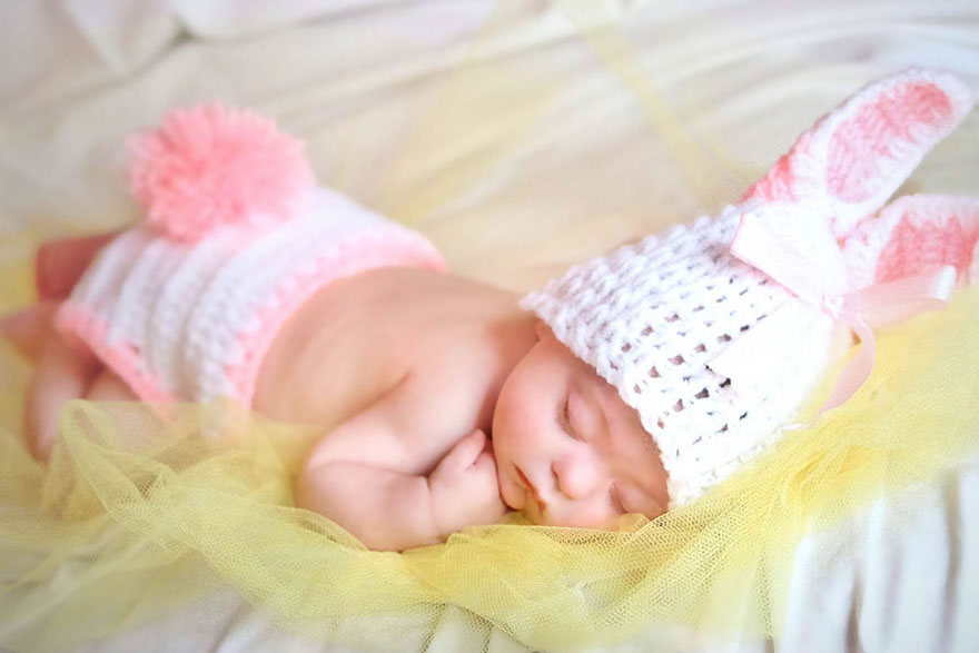 Niña modelo con Síndrome de Down