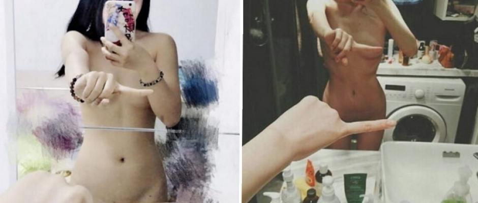 One finger selfie challerger