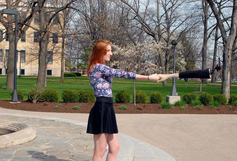 Palo selfie de brazo humano