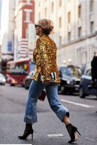 Look Nochevieja 2017 con pantalones 