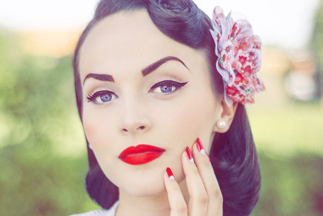 Ideas para un peinado pin up