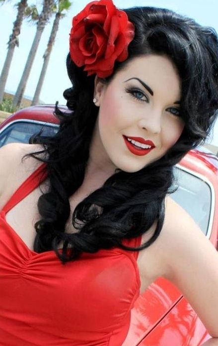Ideas para un peinado pin up