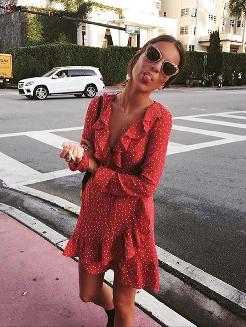 Polémico vestido 'The Diane-Red Star'