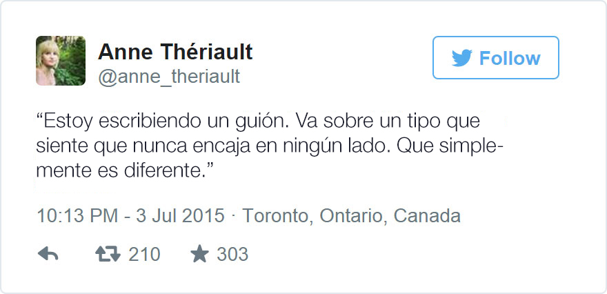 Primera cita retransmitida por twitter