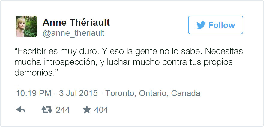 Primera cita retransmitida por twitter