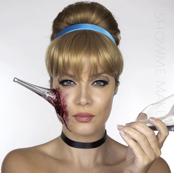 Maquillaje Halloween: princesa Disney zombie
