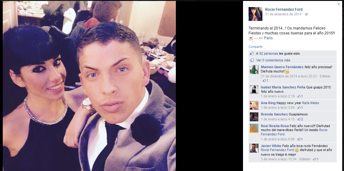 Rafa Mateo de QQCCMH3 y su novia 