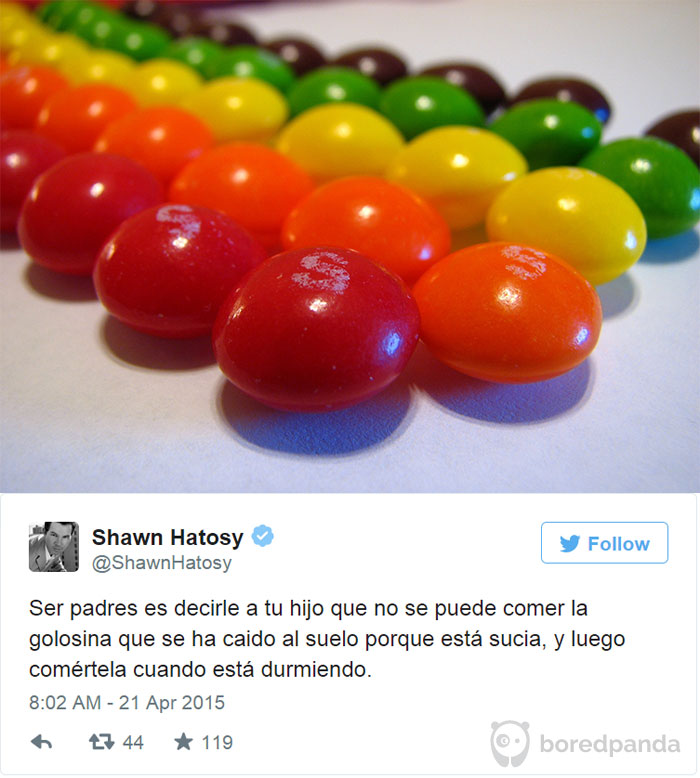 Tweets sobre la paternidad