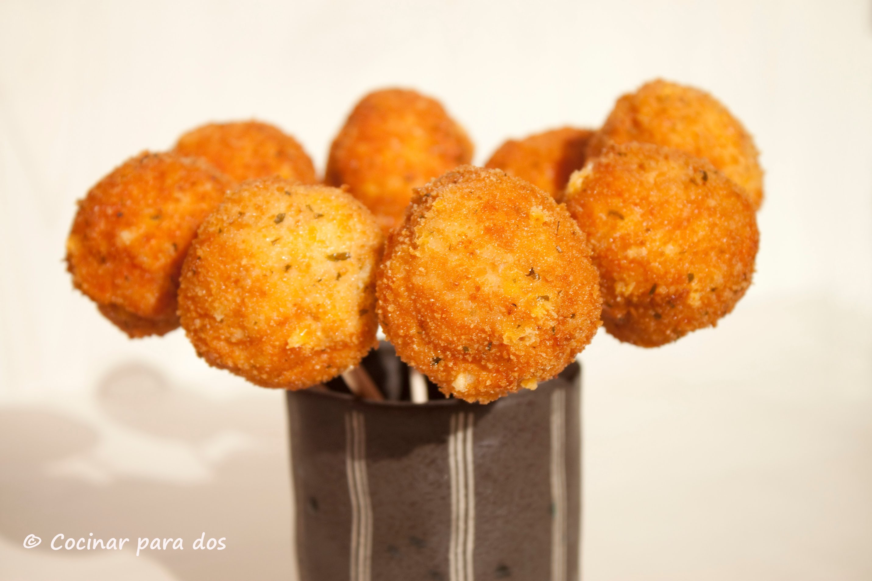 Receta chupa chups de pollo
