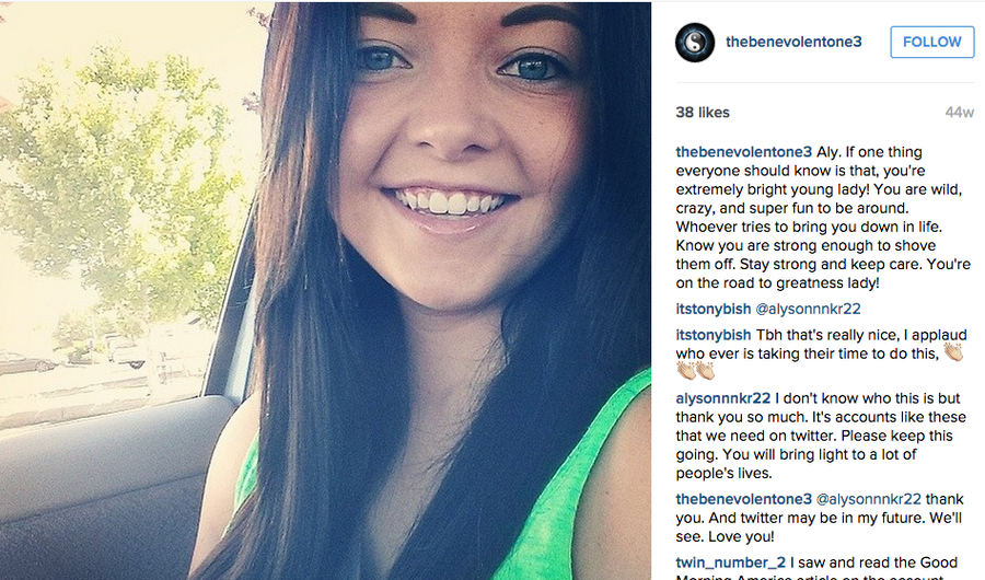 Instagram @thebenevolentone3