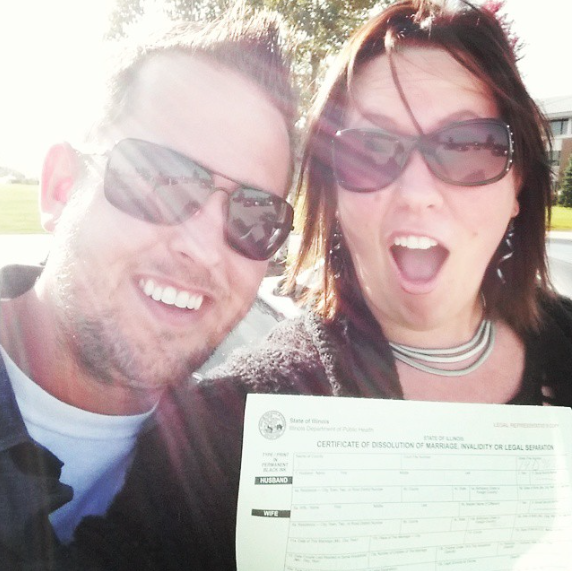 Selfies de divorcios felices