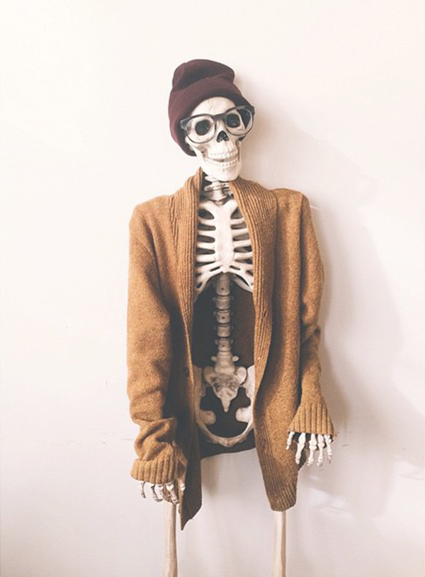 Skellie, el esqueleto de Instagram