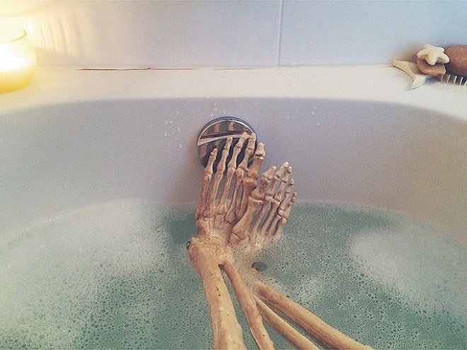 Skellie, el esqueleto de Instagram