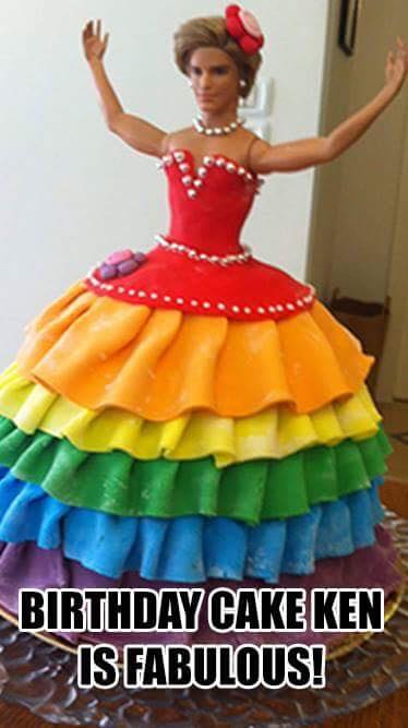 Tartas Ken transexual 