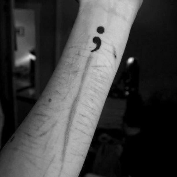 Tatuajes punto y coma
