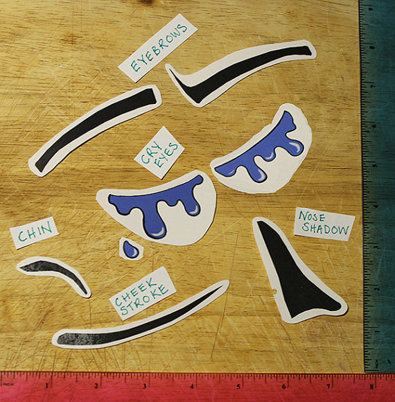 Tatuajes temporales para Halloween