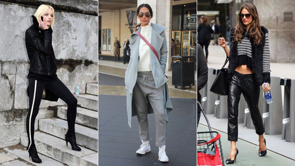 Tendencia chándal con tacones