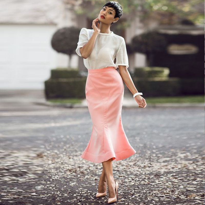 Tendencia falda sirena