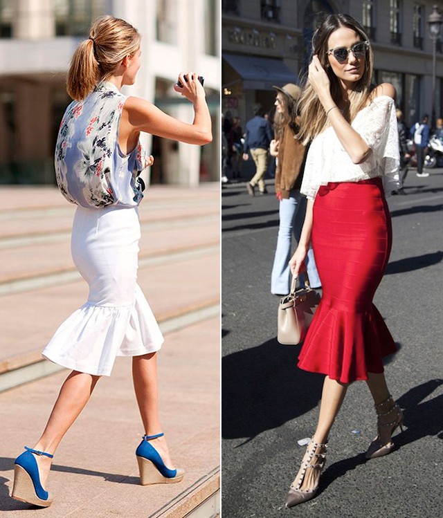 Tendencia falda sirena