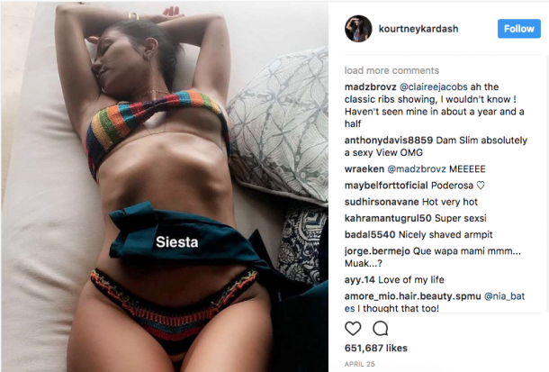 Tendencia marcar costillas 