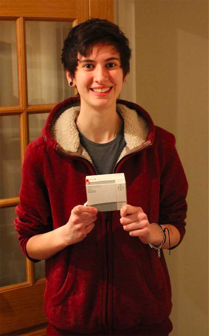 Transformación joven transgenero