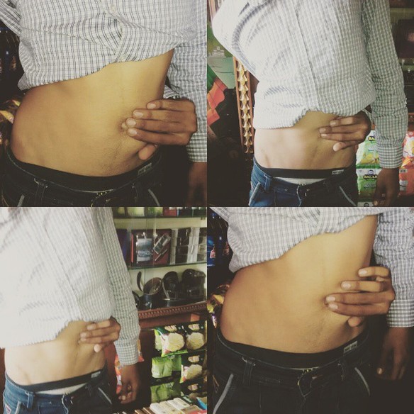 'Belly Button Challenger'