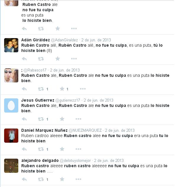 Canción machista a Rubén Castro