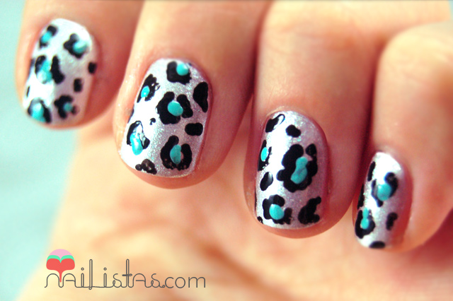 Ideas uñas animal print 