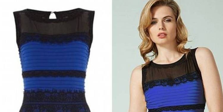 Explicación del vestido que cambia de color