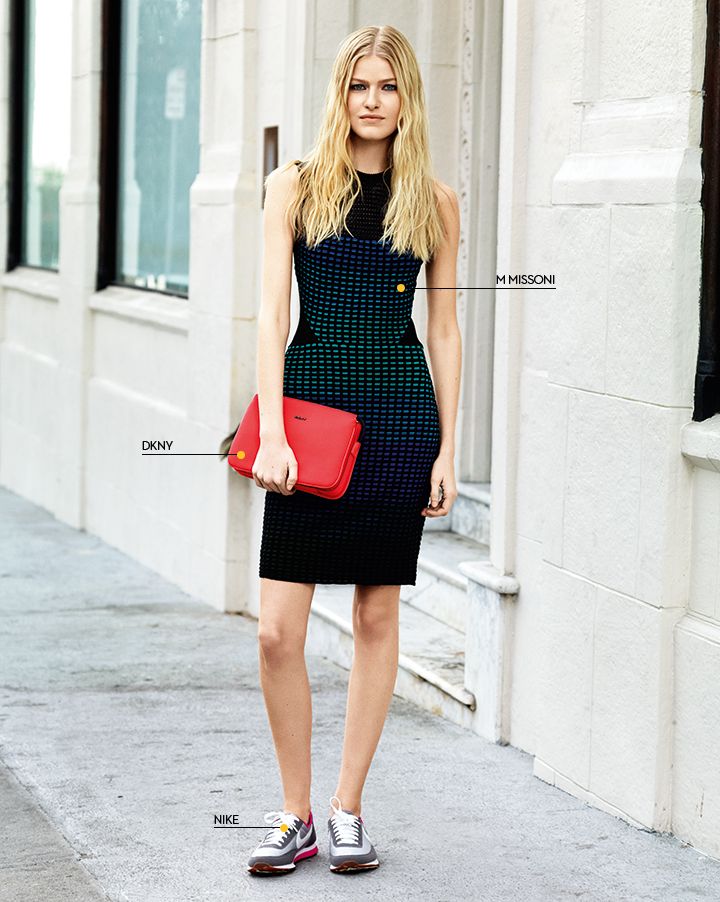 Tendencia vestidos con deportivas Nike