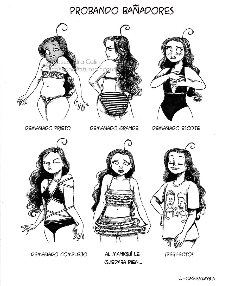 viñetas divertidas de Cassandra Calin 