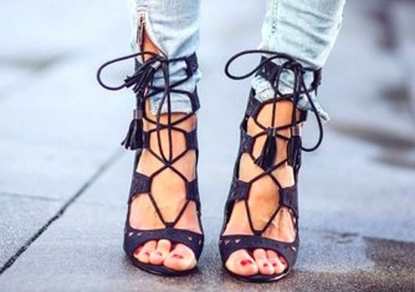 Tendencia zapatos lace up
