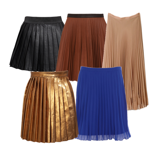 Faldas plisadas, el retro más moderno