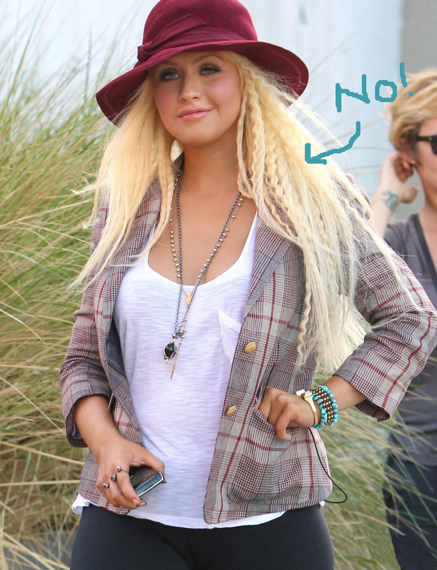 Christina Aguilera le ha cogido gusto a parecer una sirenita