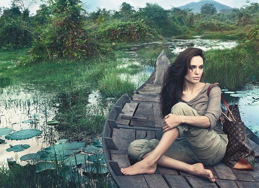 Angelina Jolie imagen para Louis Vuitton