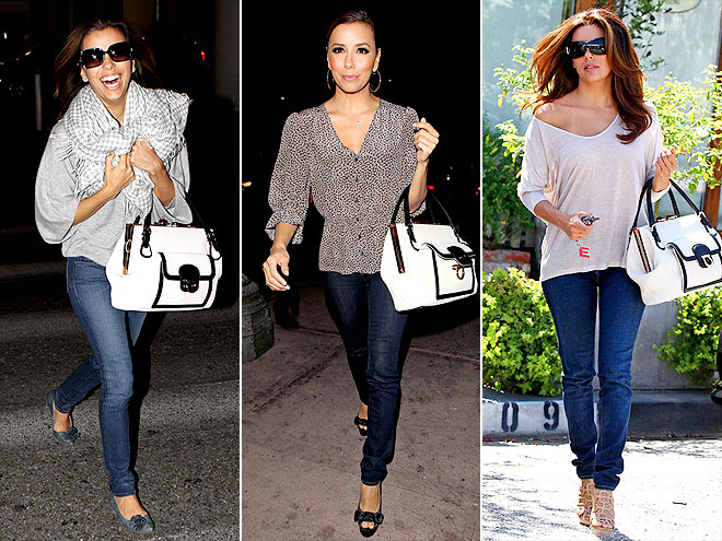 Sabemos que te encanta: Eva Longoria y su bolso Ferragamo