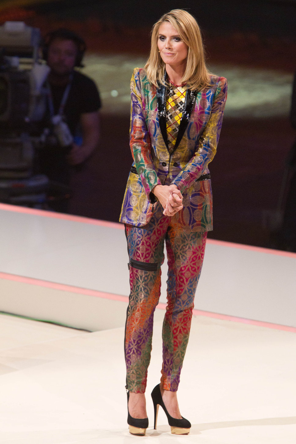¡No copies el look de Heidi Klum!